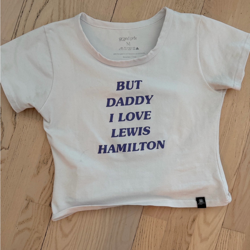 F1 cropped top Lewis Hamilton